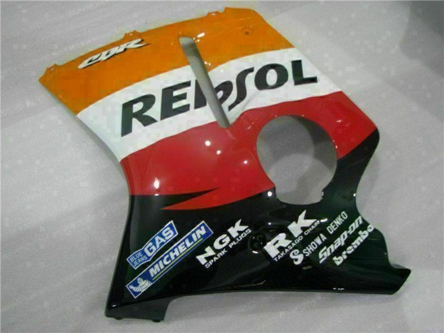 1996-2007 Honda CBR1100XX Blackbird Motorcycle Fairing - Orange White Red Glossy Black Repsol