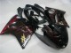 1996-2007 Honda CBR1100XX Blackbird Abs Motorcycle Fairings - Glossy Black Red Flame