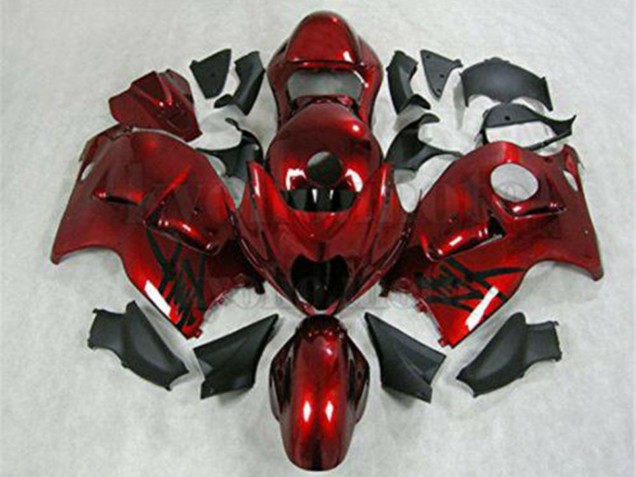 1996-2007 Suzuki GSXR 1300 Hayabusa Motorcycle Fairing - Red Black