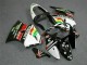 2000-2002 Kawasaki ZX6R Motorcycle Fairings - White Red Yellow Green Glossy Black Star EuroBet