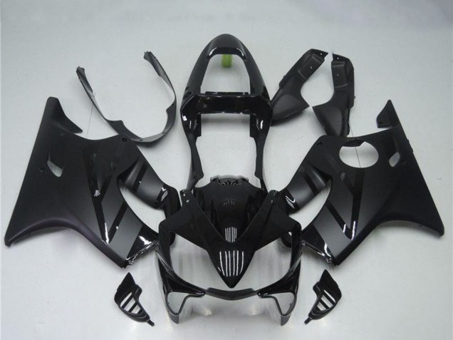 2001-2003 Honda CBR600 F4i Motorcycle Fairings - Glossy Black Matte Black