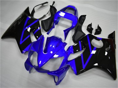 2001-2003 Honda CBR600 F4i Motorcycle Fairing - Blue Glossy Black