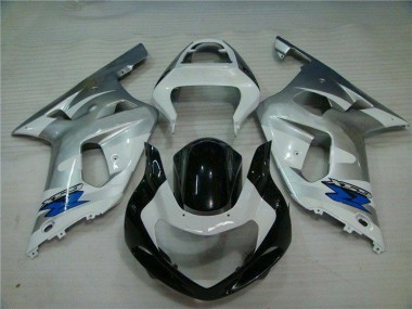 2001-2003 Suzuki GSXR 600/750 Motorcycle Fairings - Yellow Glossy Black