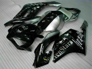 2004-2005 Honda CBR1000RR Motorcycle Fairings - Silver Glossy Black SevenStars