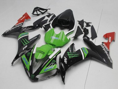 2004-2006 Yamaha YZF R1 Motorcycle Fairings - Glossy Black White Red Green Monster