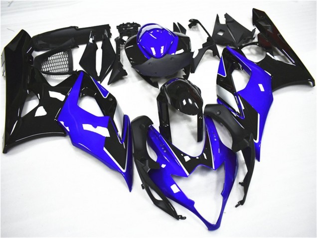2005-2006 Suzuki GSXR 1000 Motorcycle Fairing Kits - Blue Black