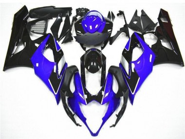 2005-2006 Suzuki GSXR 1000 Motorcycle Fairing Kits - Blue Black