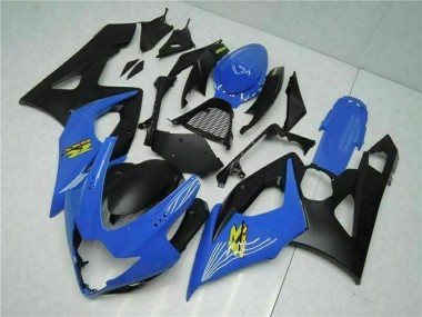 2005-2006 Suzuki GSXR 1000 Motorcycle Fairing - Blue Black