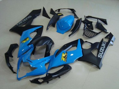 2005-2006 Suzuki GSXR 1000 Motorcycle Fairings - Blue Black Yellow