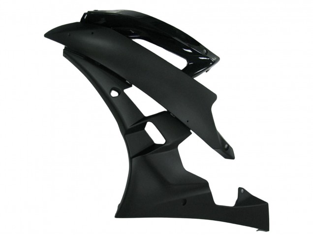2006-2007 Yamaha YZF R6 Motorcycle Fairing - Glossy Black Matte Black