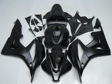 2007-2008 Honda CBR600RR Motorcycle Fairing Kits - Matte Black