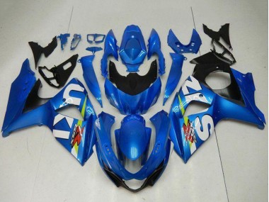 2009-2016 Suzuki GSXR 1000 Motorcycle Fairing Kits - Blue Green White