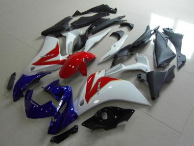 2011-2015 Honda CBR250RR Motorcycle Fairing - White Red Blue