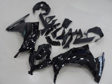 2013-2018 Kawasaki ZX300R Motorcycle Fairing - Glossy Black