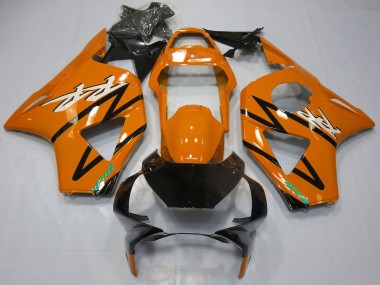 2002-2003 Honda CBR954RR Motorcycle Fairings - Orange Glossy Black