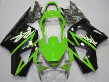 2002-2003 Honda CBR954RR Motorcycle Fairings - Plain Green Design