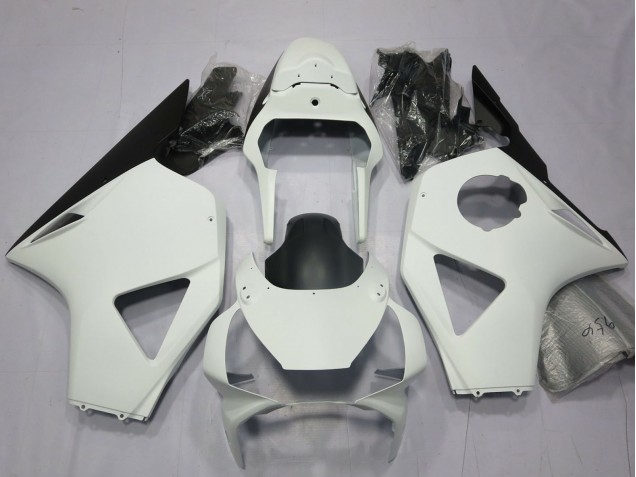 2002-2003 Honda CBR954RR Motorcycle Fairings - White Glossy Black