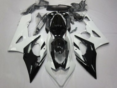 2005-2006 Suzuki GSXR 1000 Motorcycle Fairings - White Black Silver