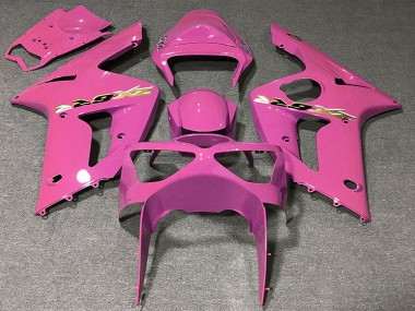 2003-2004 Kawasaki ZX6R Motorcycle Fairings - Pink
