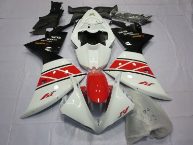 2012-2014 Yamaha R1 Motorcycle Fairings - White Red Black