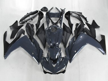 2015-2018 Yamaha YZF R3/R25 Motorcycle Fairings - Dark Grey Matte Black