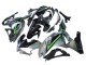 2024-2025 Kawasaki Ninja 500 EX500R Motorcycle Fairings - Grey Green Black