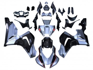 2020-2023 Honda CBR1000RR-R Motorcycle Fairings - Silver Glossy Black