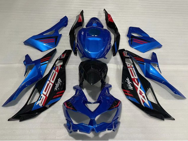 2019-2025 Kawasaki ZX25R ZX-25R Motorcycle Fairings - Blue Red Grey