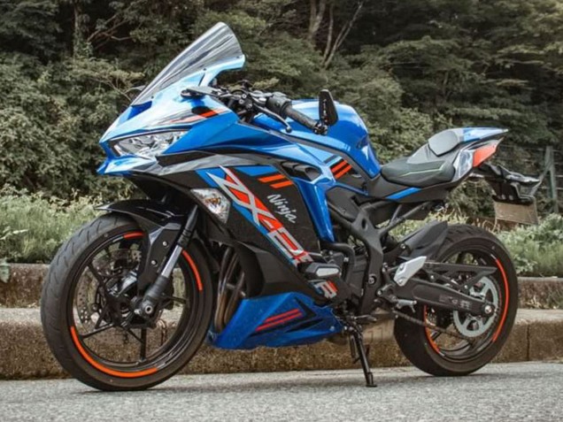 2019-2025 Kawasaki ZX25R ZX-25R Motorcycle Fairings - Blue Red Grey