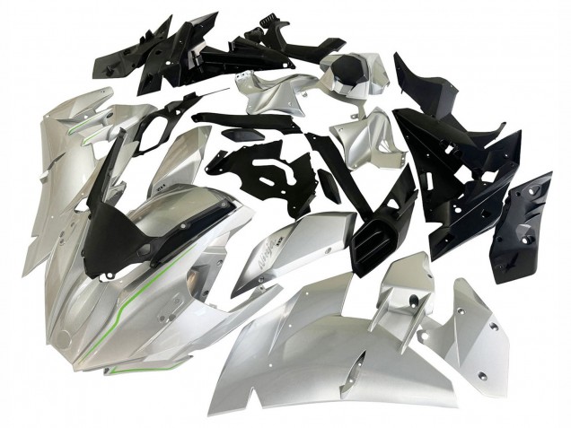 2015-2022 Kawasaki Ninja H2 Motorcycle Fairings - Silver
