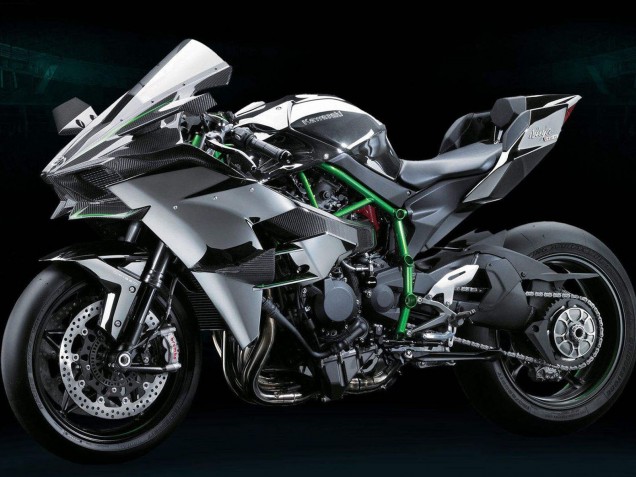 2015-2022 Kawasaki Ninja H2 Motorcycle Fairing Kits - Grey