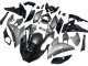 2015-2022 Kawasaki Ninja H2 Motorcycle Fairings - Silver Black Carbon Fiber