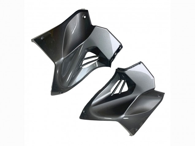 2015-2022 Kawasaki Ninja H2 Motorcycle Fairings - Silver Black Carbon Fiber