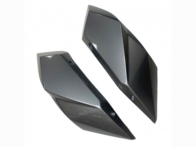2015-2022 Kawasaki Ninja H2 Motorcycle Fairings - Silver Black Carbon Fiber