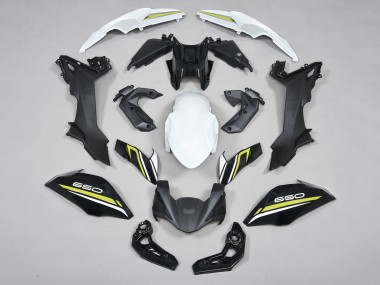 2017-2019 Kawasaki Ninja Z650 Motorcycle Fairings - Black White Yellow