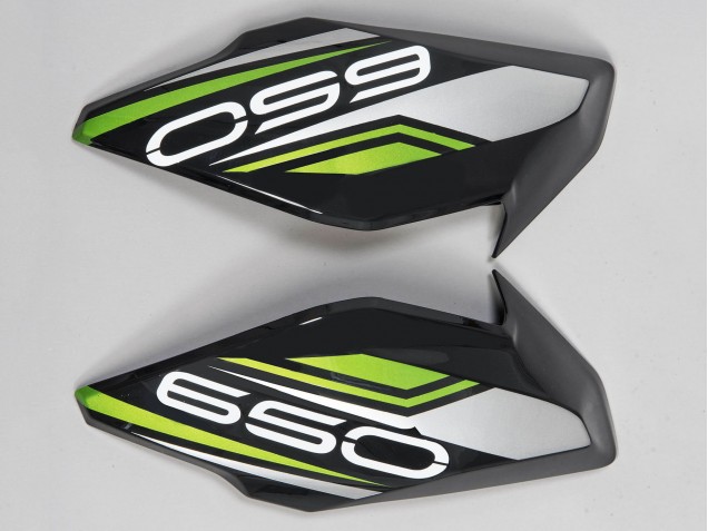 2017-2019 Kawasaki Ninja Z650 Motorcycle Fairings - Black Green Silver