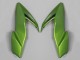 2017-2019 Kawasaki Ninja Z650 Motorcycle Fairings - Black Green Silver