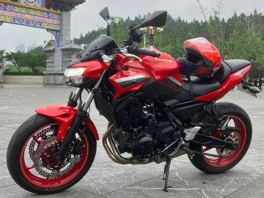 2020-2025 Kawasaki Ninja Z650 Motorcycle Fairings - Red Black