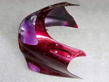 1993-2003 Kawasaki ZZR1100 Motorcycle Fairing - Dark Red