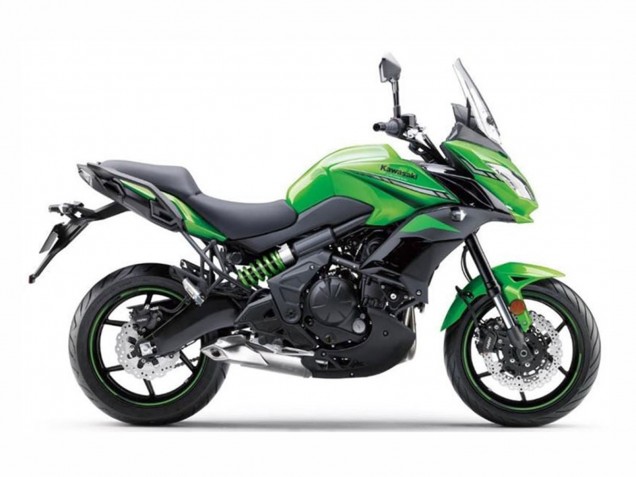 2015-2021 Kawasaki Versys 650 Motorcycle Fairings - Green Black