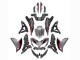 2021-2024 Kawasaki Versys 650 Motorcycle Fairings - Grey Red Black