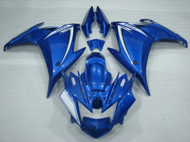 2009-2015 Yamaha FZ6R Motorcycle Fairings - Blue White