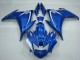 2009-2015 Yamaha FZ6R Motorcycle Fairings - Blue White