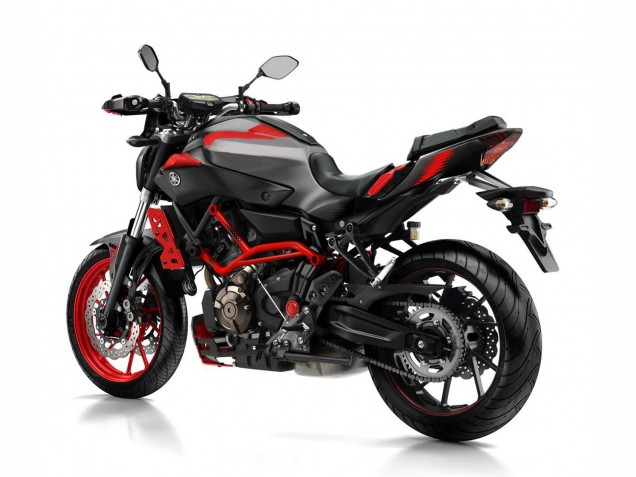 2012-2017 Yamaha MT07/FZ07 Motorcycle Fairings - Grey Red