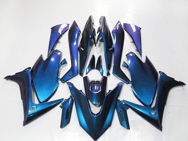 2019-2021 Yamaha TMAX560 Motorcycle Fairings - Gradient Dark Blue Purple