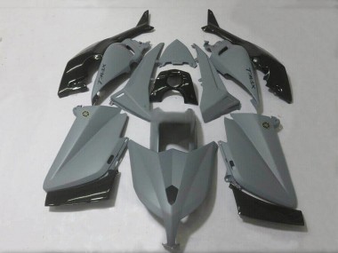 2012-2014 Yamaha TMAX530 Motorcycle Fairings - Matte Grey Glossy Black