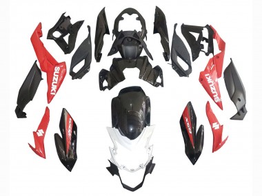 2017-2022 Suzuki GSX-S 750 Motorcycle Fairings - Red White