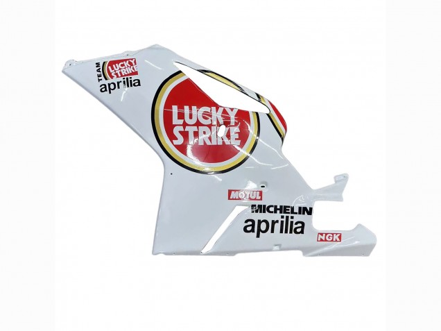2003-2006 Aprilia RSV1000 Motorcycle Fairings - White Red Lucky Strike Motul 34