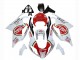 2003-2006 Aprilia RSV1000 Motorcycle Fairings - White Red Lucky Strike Motul 34