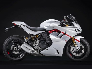 2021-2024 Ducati 2021-2024 Ducati Supersport 950/950S Motorcycle Fairings - White Silver Red